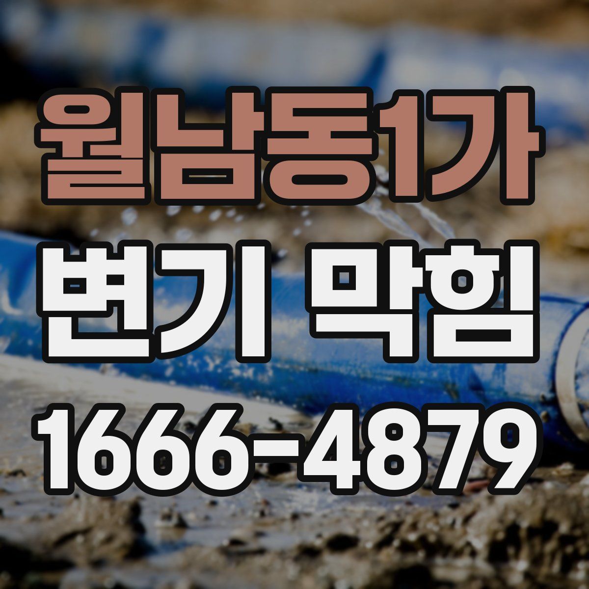 월남동1가 변기 막힘