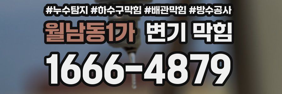 월남동1가 변기 막힘