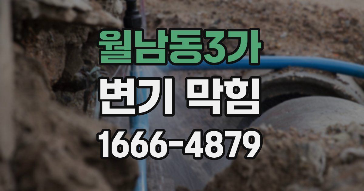 월남동3가 변기 막힘