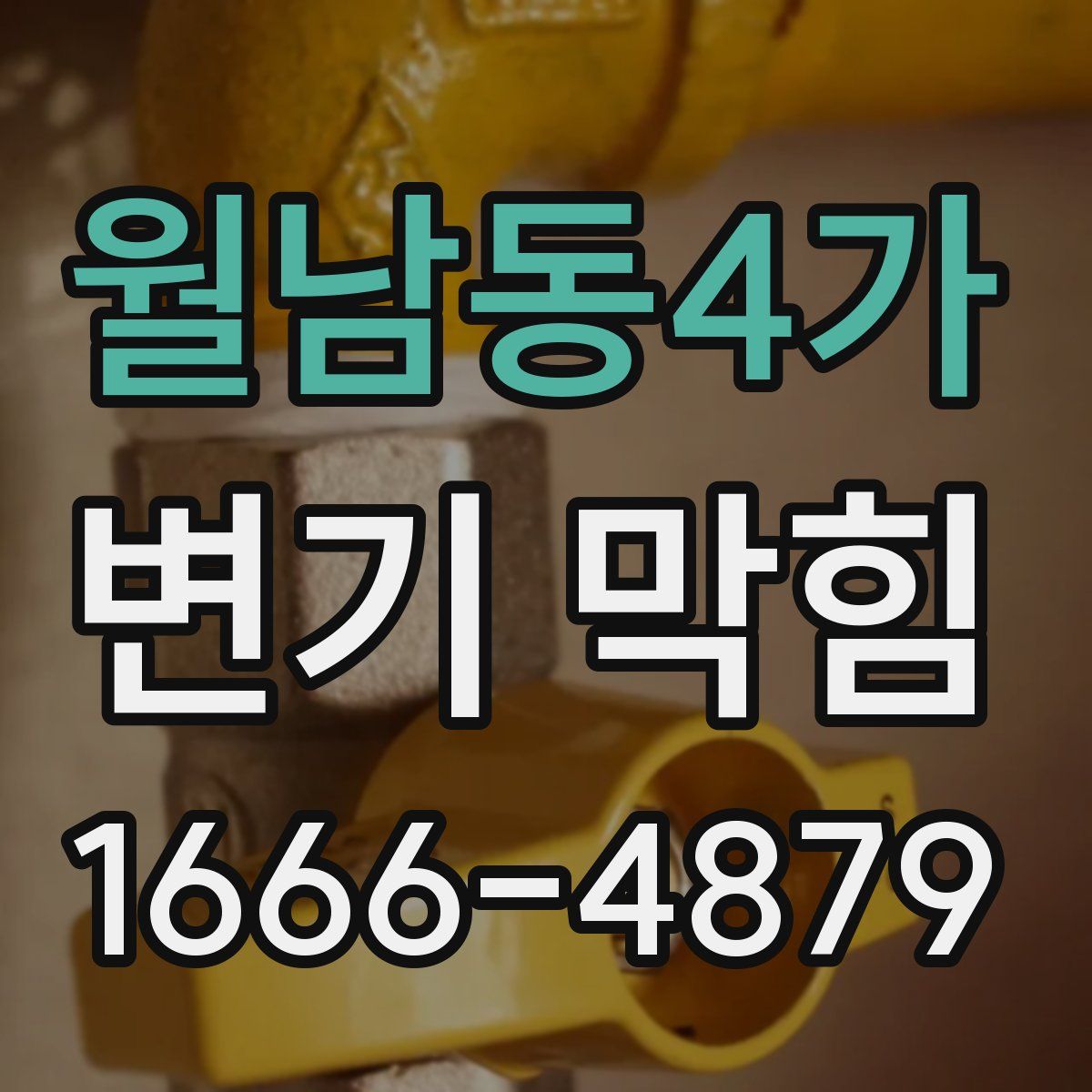 월남동4가 변기 막힘
