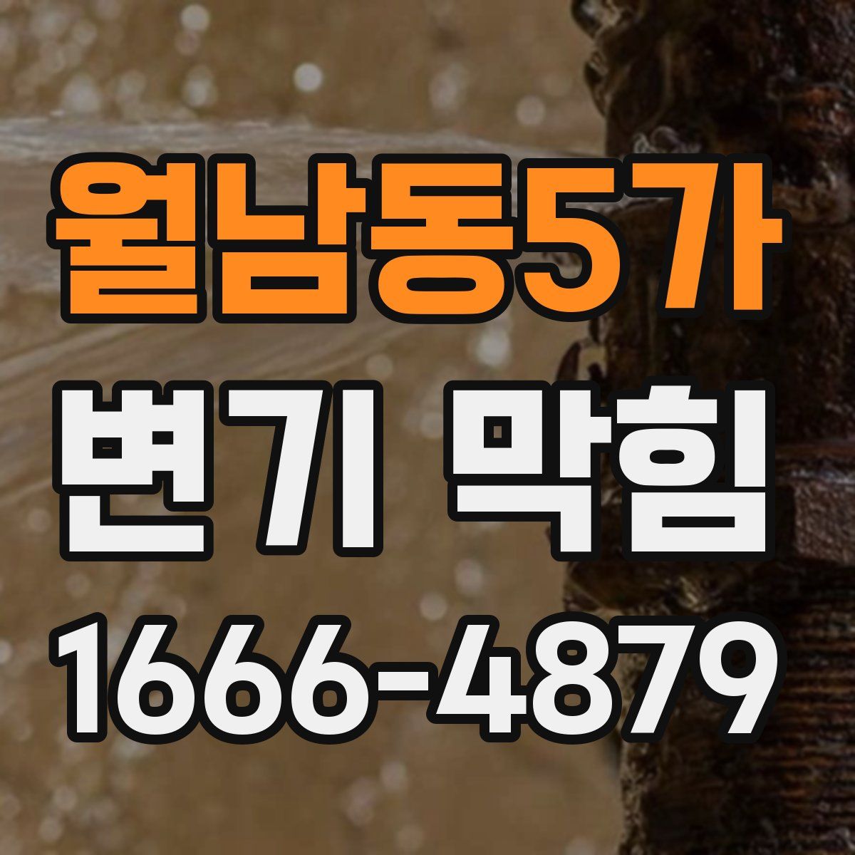 월남동5가 변기 막힘