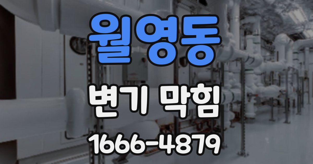 월영동 변기 막힘