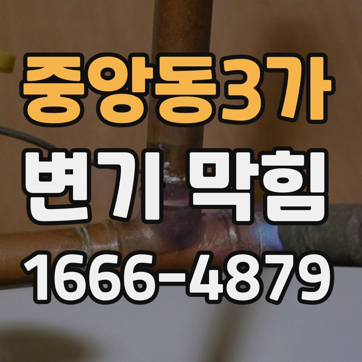 중앙동3가 변기 막힘