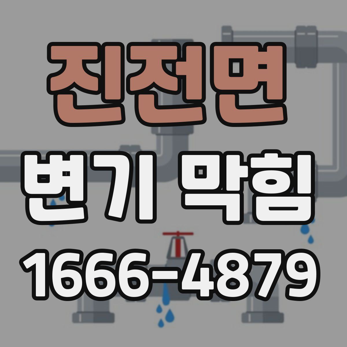 진전면 변기 막힘