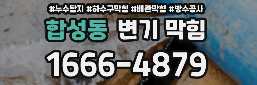 합성동 변기 막힘
