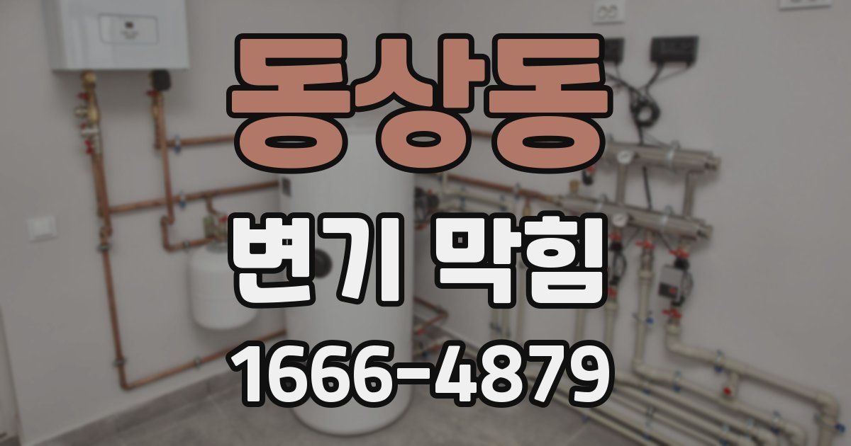 동상동 변기 막힘
