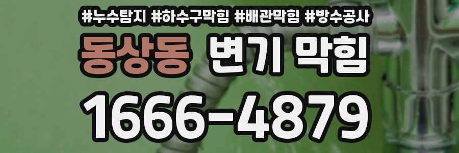 동상동 변기 막힘