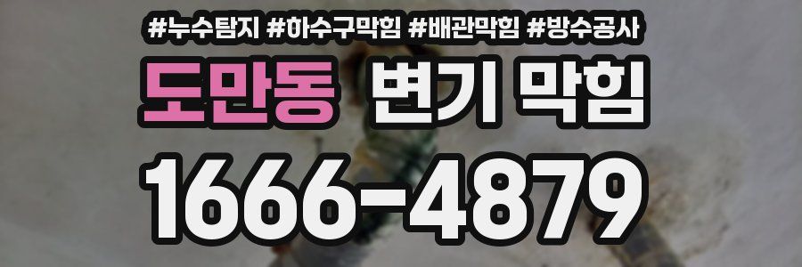 도만동 변기 막힘