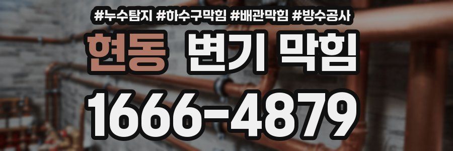 현동 변기 막힘