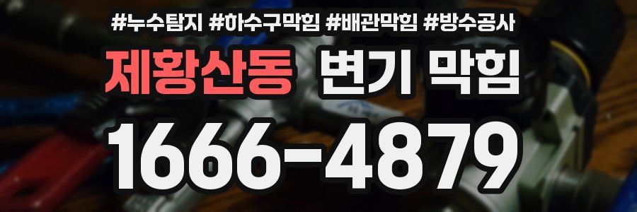 제황산동 변기 막힘