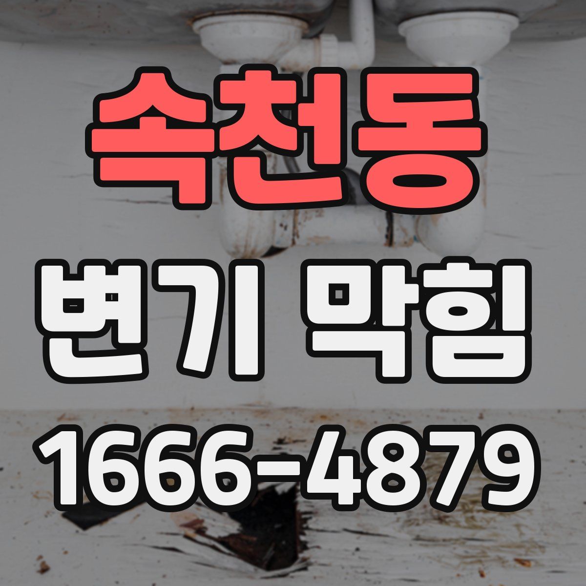 속천동 변기 막힘