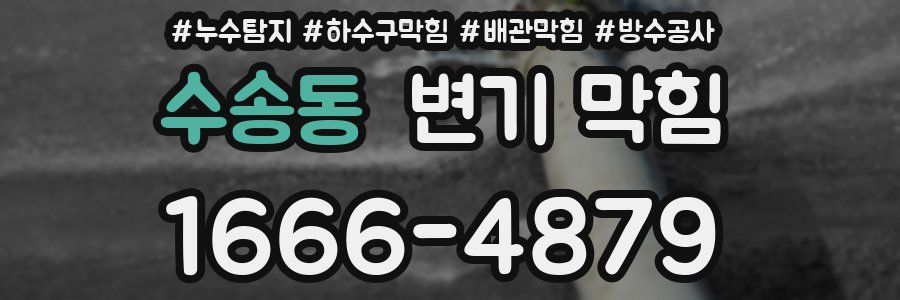 수송동 변기 막힘