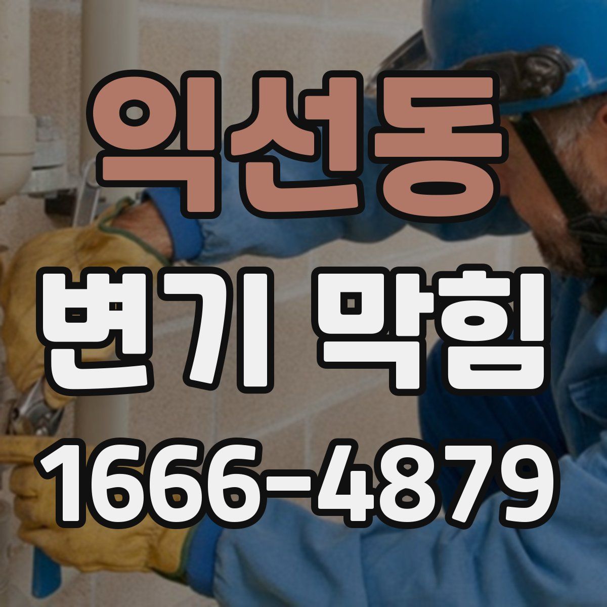 익선동 변기 막힘