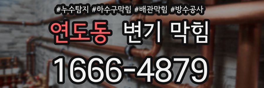 연도동 변기 막힘