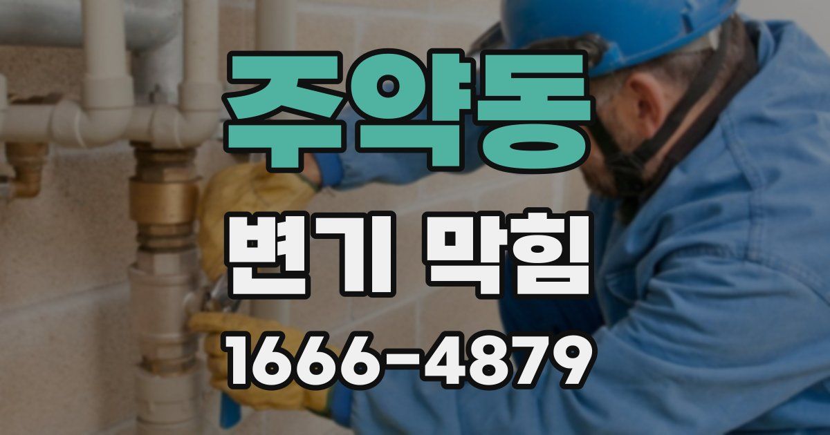 주약동 변기 막힘