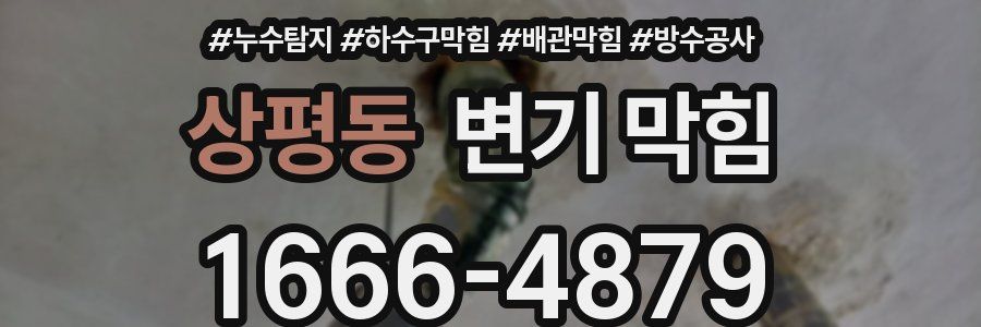 상평동 변기 막힘