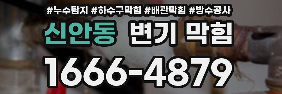 신안동 변기 막힘