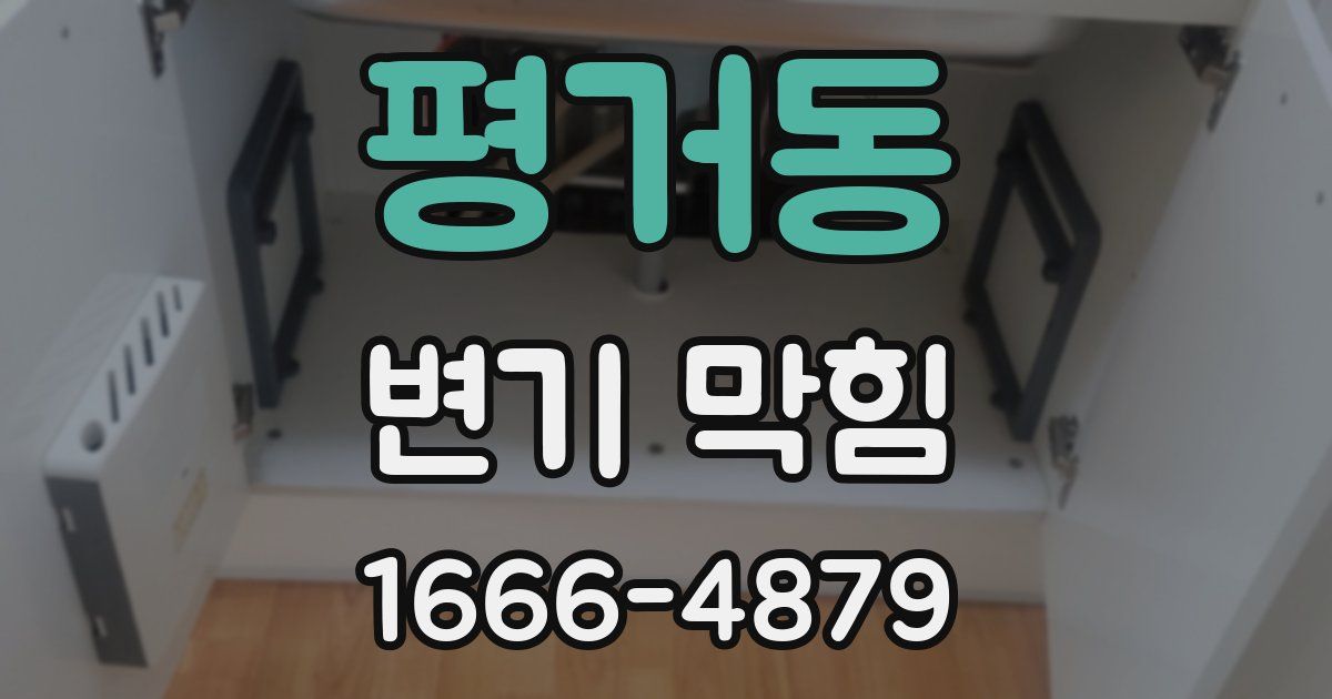 평거동 변기 막힘