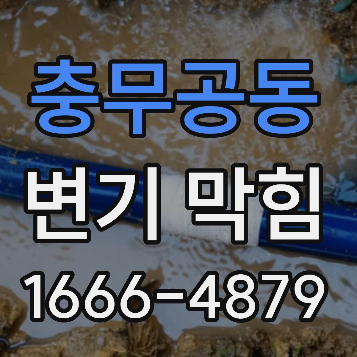 충무공동 변기 막힘