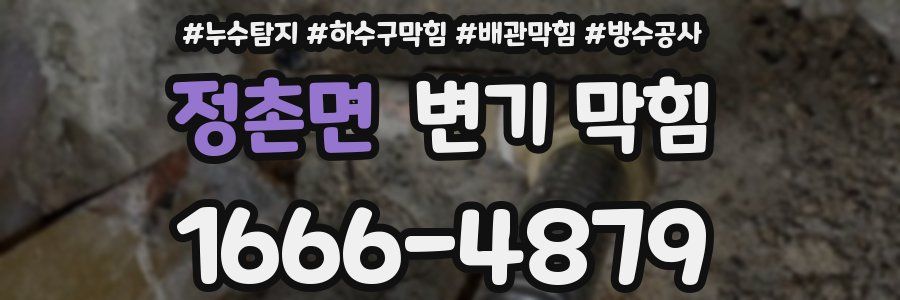정촌면 변기 막힘