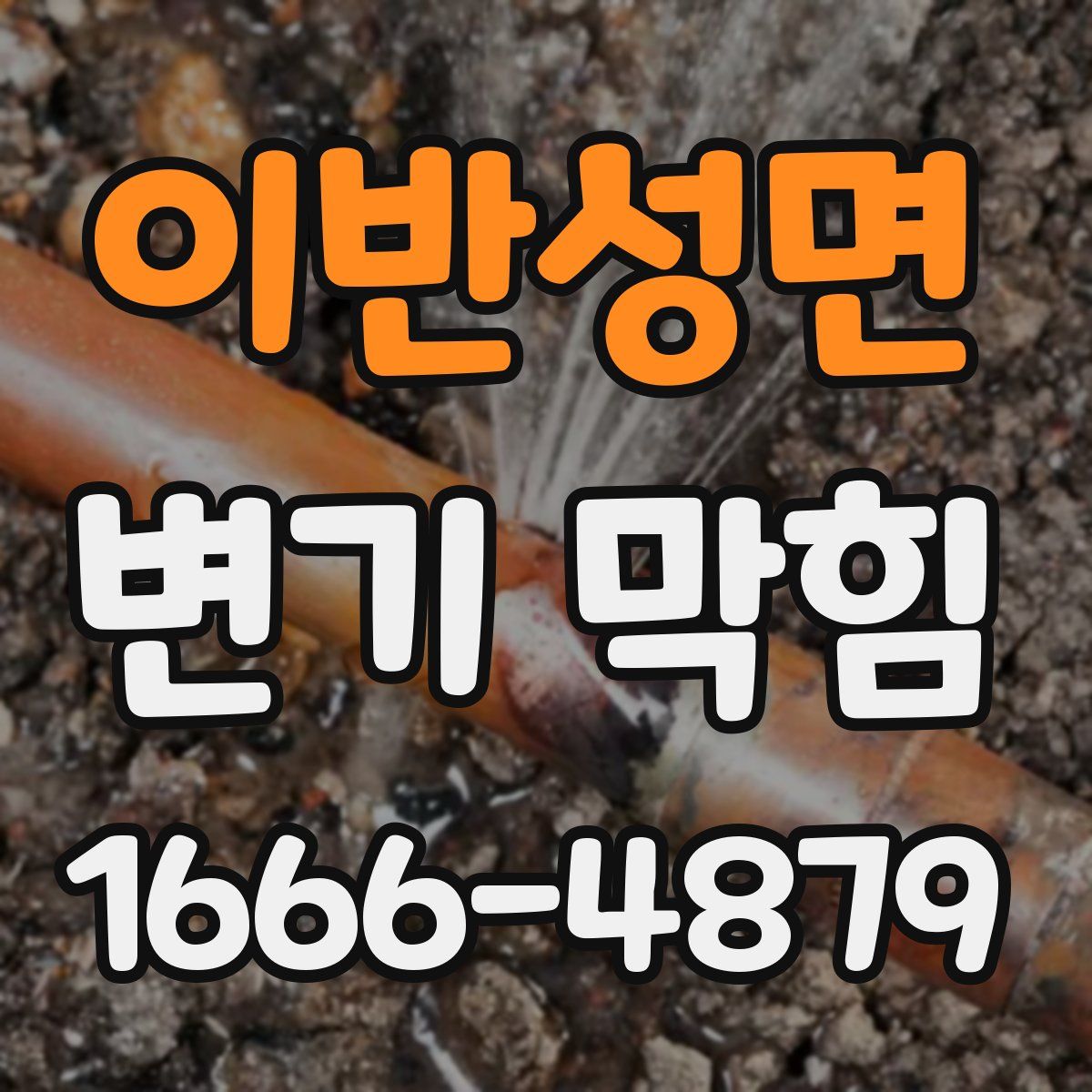 이반성면 변기 막힘
