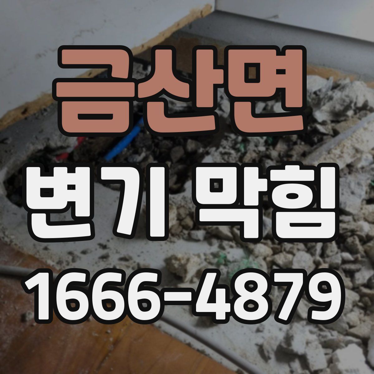 금산면 변기 막힘
