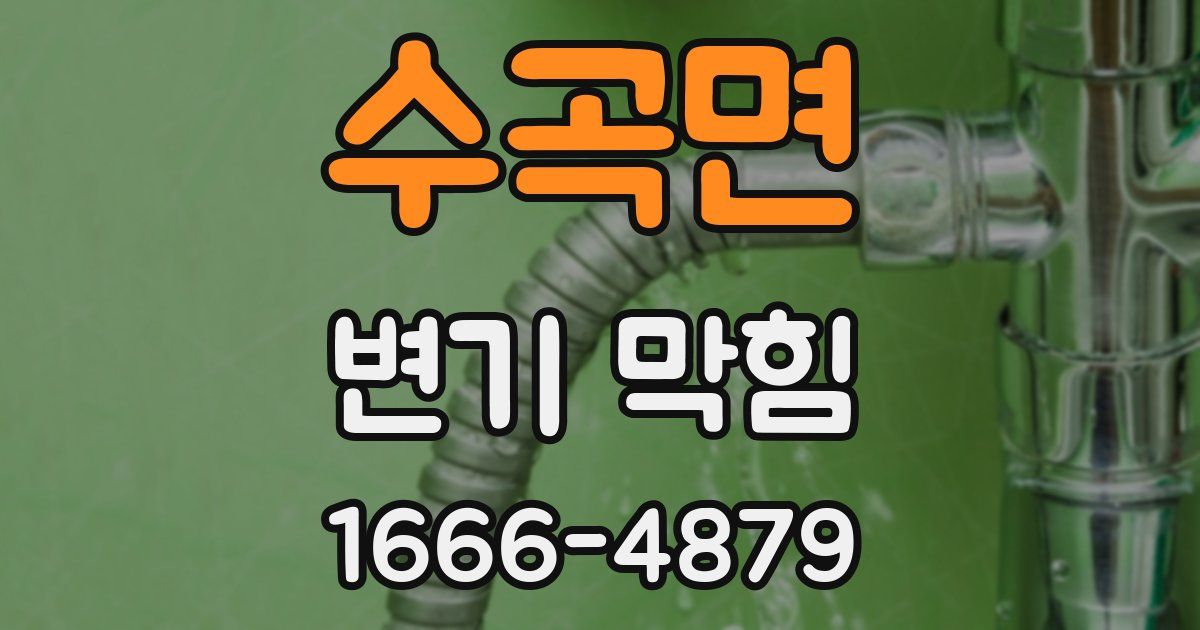 수곡면 변기 막힘