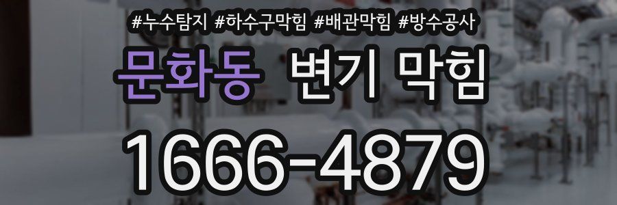 문화동 변기 막힘