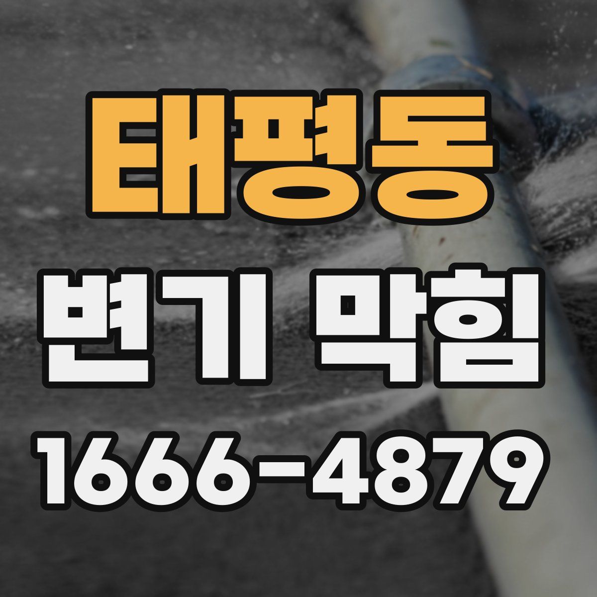 태평동 변기 막힘