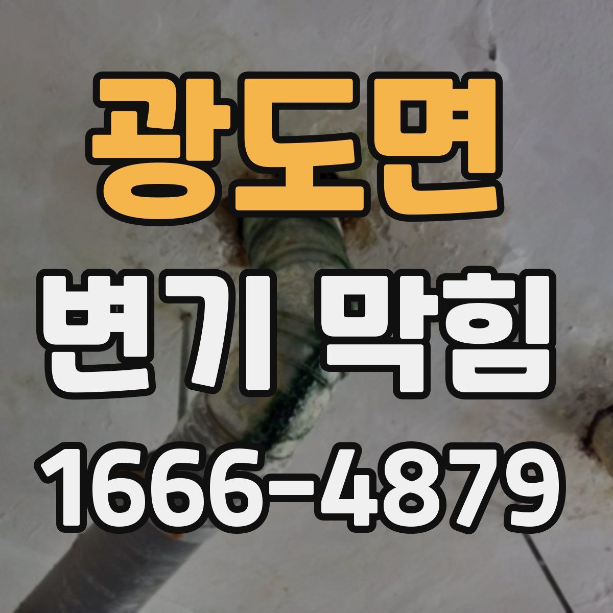 광도면 변기 막힘