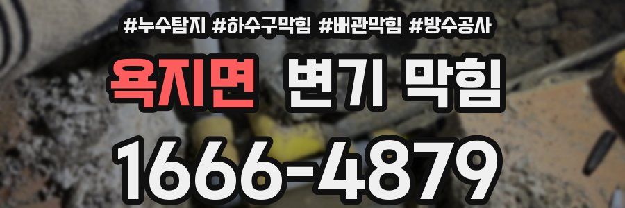 욕지면 변기 막힘