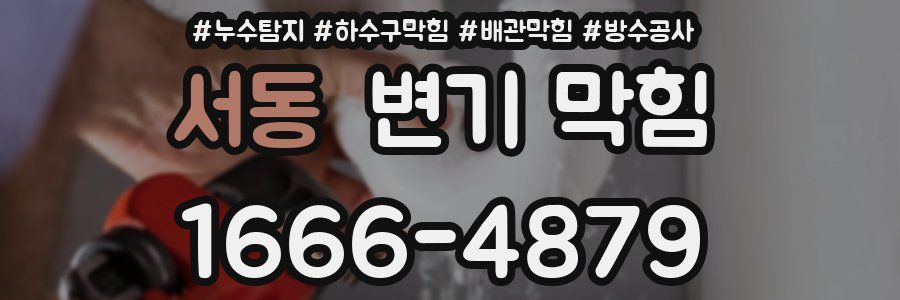 서동 변기 막힘