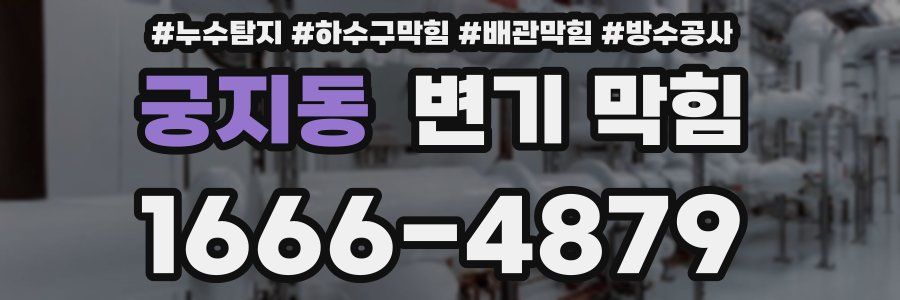 궁지동 변기 막힘