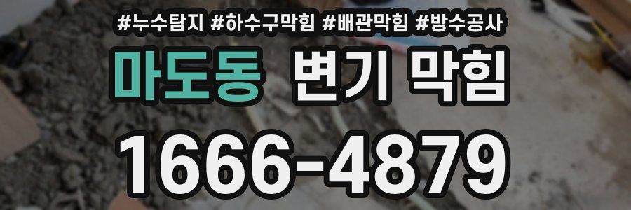 마도동 변기 막힘