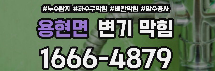 용현면 변기 막힘