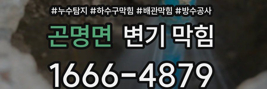 곤명면 변기 막힘