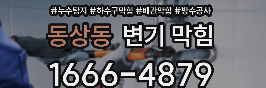 동상동 변기 막힘