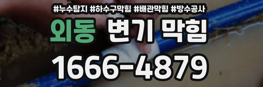 외동 변기 막힘