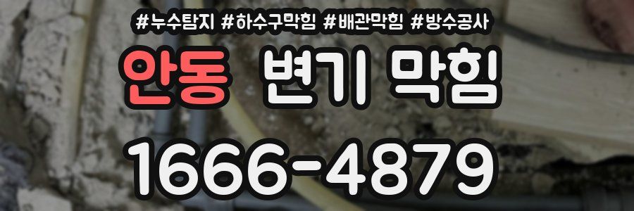안동 변기 막힘