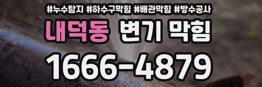내덕동 변기 막힘