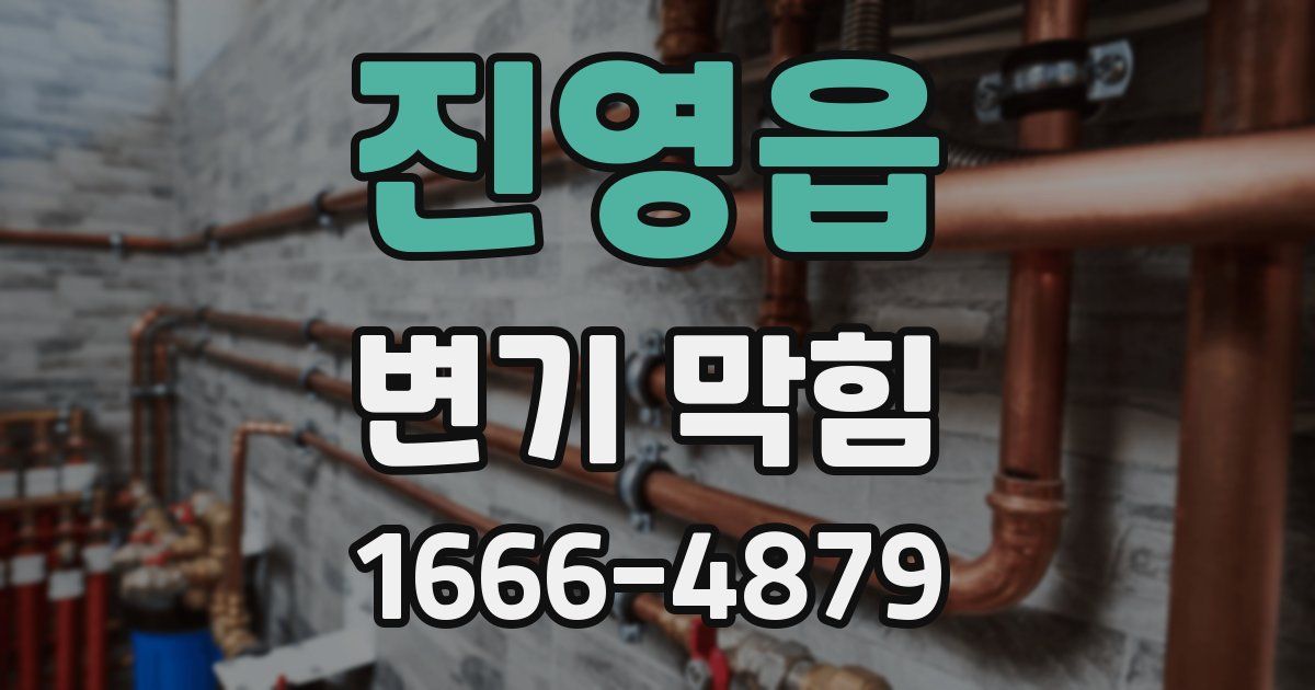 진영읍 변기 막힘