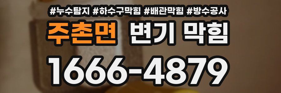 주촌면 변기 막힘