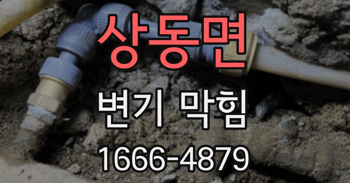 상동면 변기 막힘