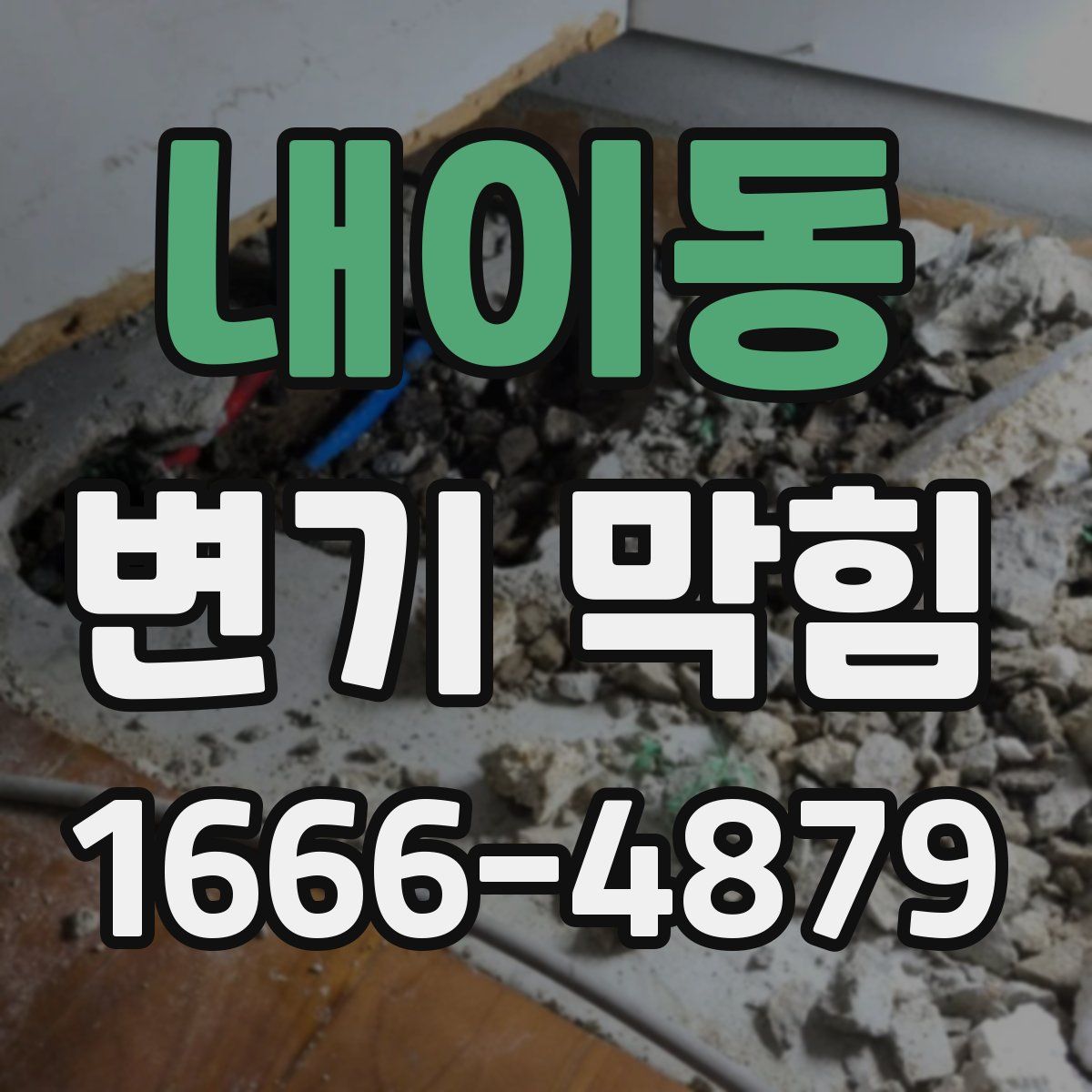 내이동 변기 막힘