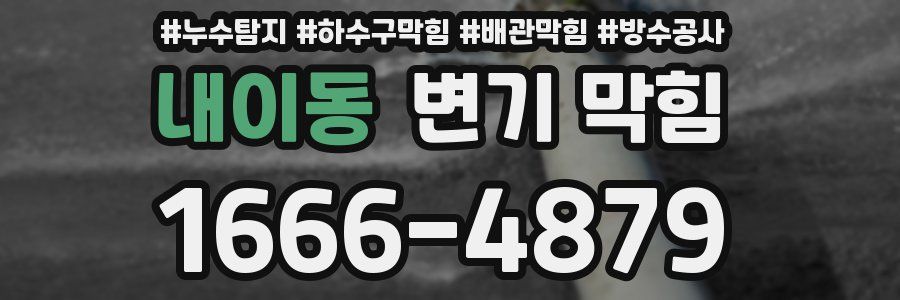 내이동 변기 막힘