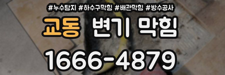 교동 변기 막힘