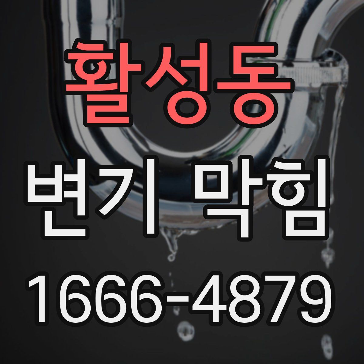 활성동 변기 막힘