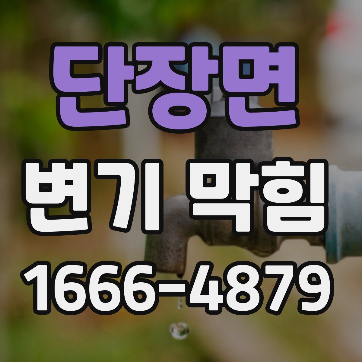 단장면 변기 막힘