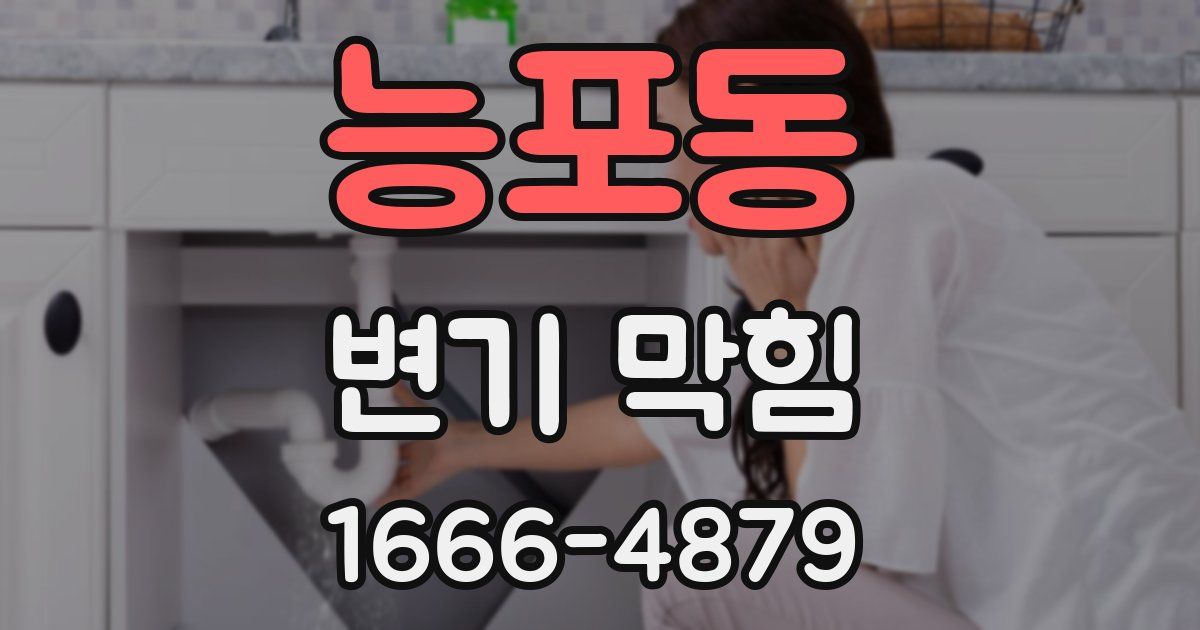 능포동 변기 막힘