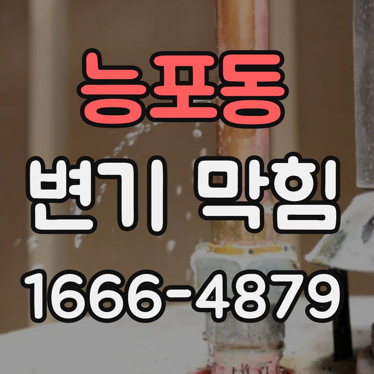 능포동 변기 막힘
